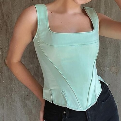 OEM European And American Small Vests Female Sexy Umbilical Jackets