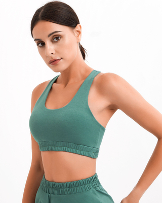 Oem Factory Manufacturer Custom Logo Exercise Bra Athletic Essentials Sports Bra
